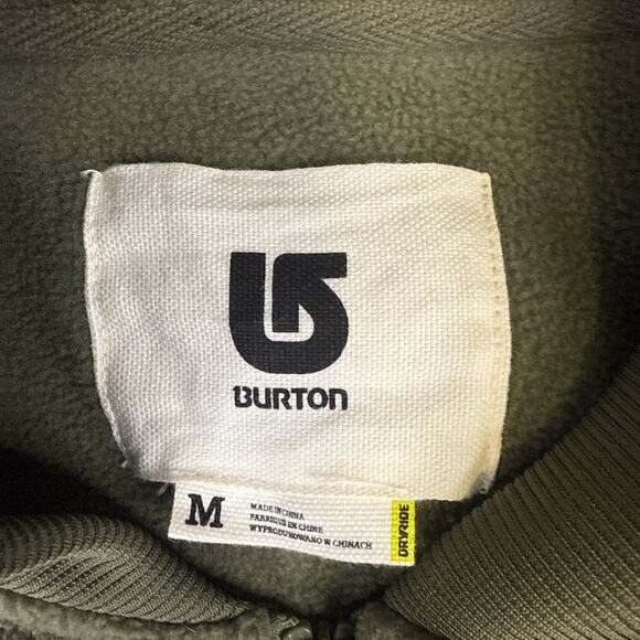 Burton Light Phase Hybrid fleece vest olive green Size M - Picture 2 of 9